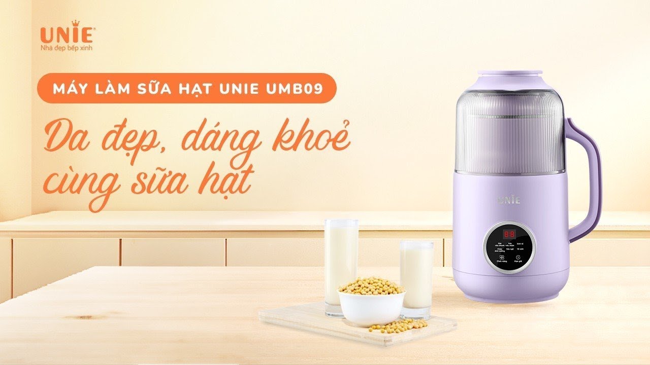 Máy làm sữa hạt UNIE UMB09