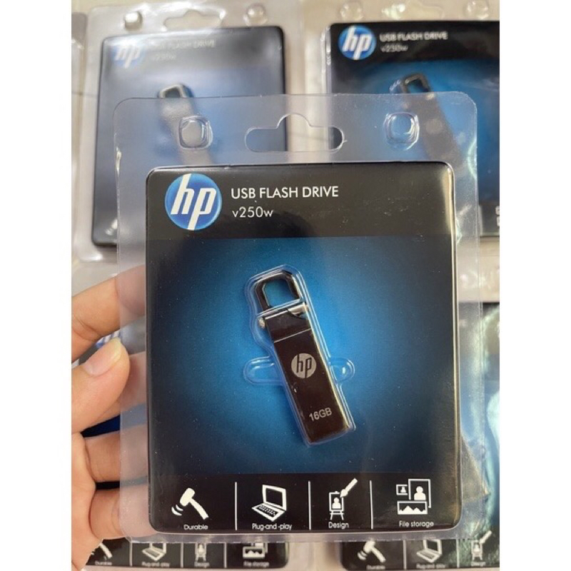 USB HP 16GB móc khoá vỏ kim loại