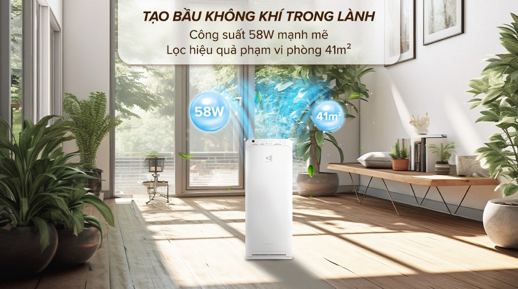 Máy lọc không khí Daikin MCK55TVM6 58W