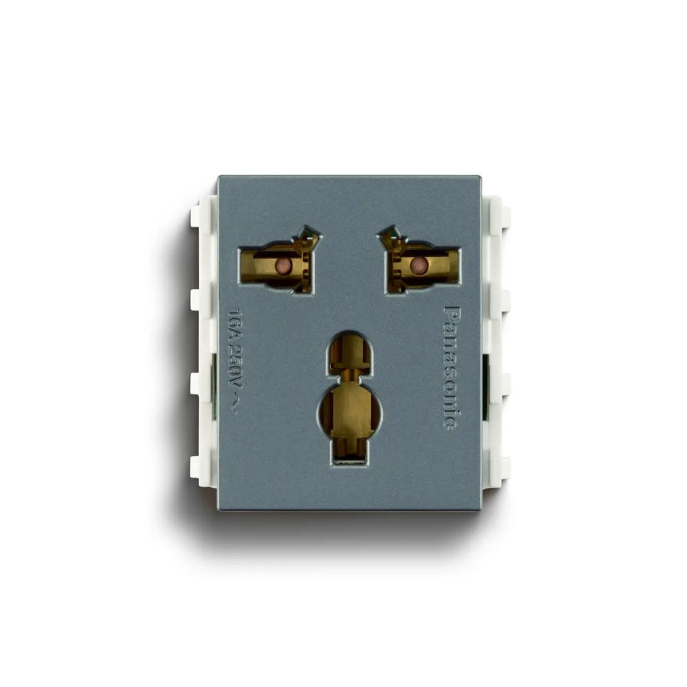 Ổ cắm đa năng Panasonic Halumie có màn che WEV1171 16A