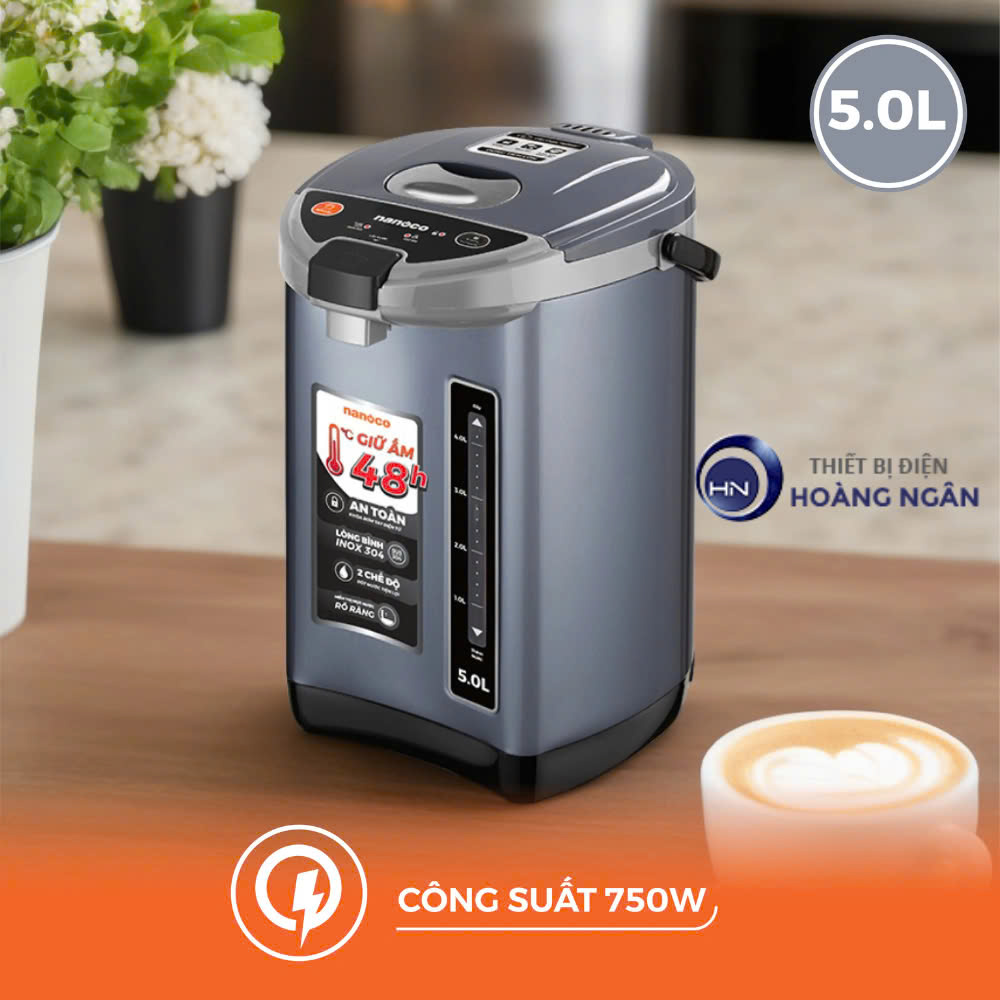 Bình thủy điện Nanoco NETF500 - 5 lít