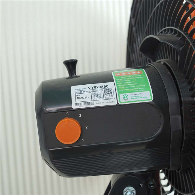 Quạt đứng ASIAVINA Turbo X - VY629890 - Đen