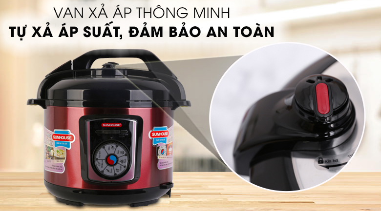 Nồi áp suất điện Sunhouse SHD1755 5 lít