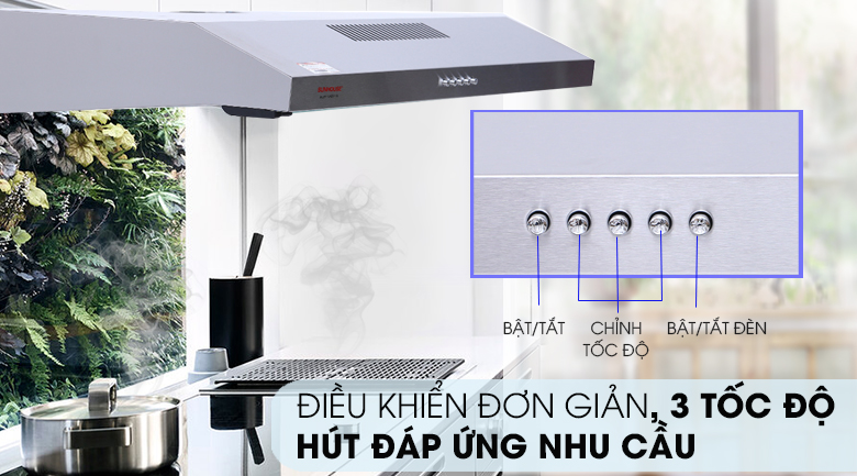 Máy hút mùi âm tủ Sunhouse SHB6118I