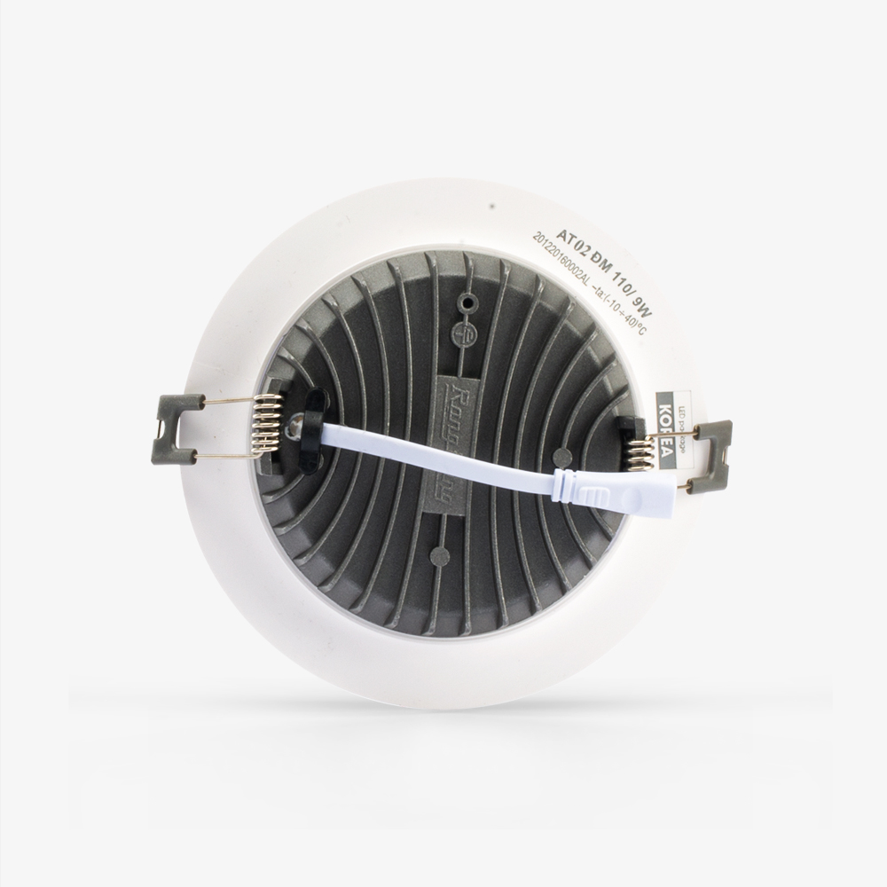 Led âm trần AT02 114/9w 3 chế độ mặt trắng Rạng Đông