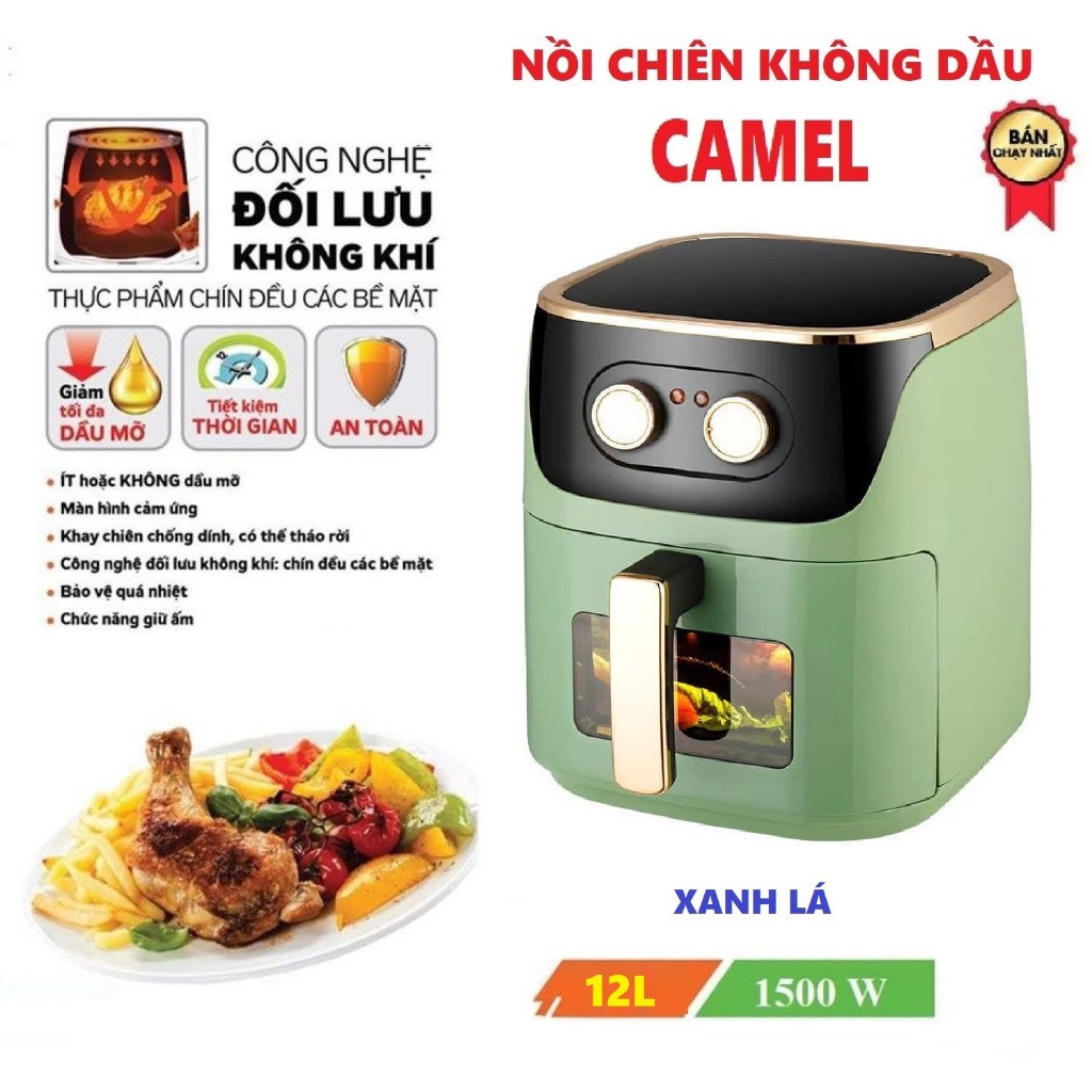 Nồi chiên không dầu Camel 12L (~6L)