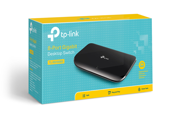 Switch 8 port Gigabit TP LINK TL-SG1008D 1GB