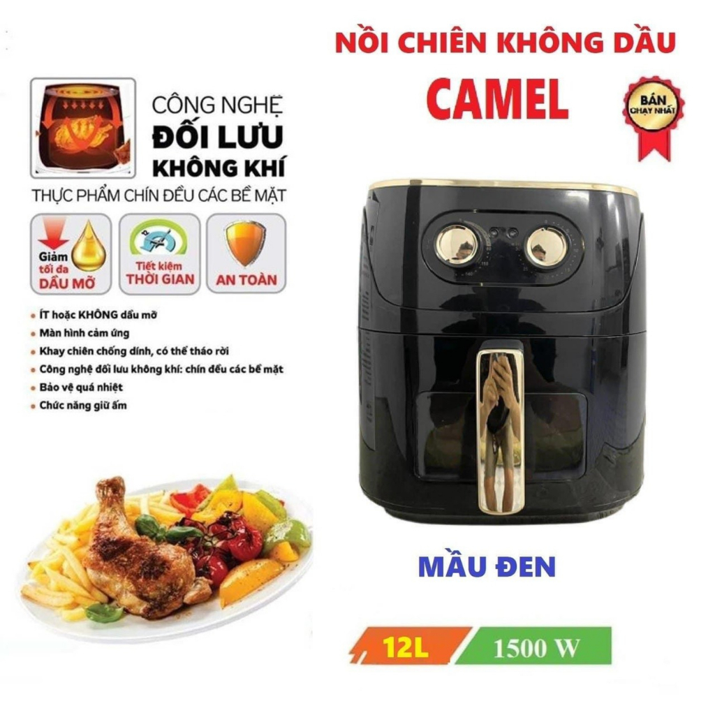 Nồi chiên không dầu Camel 12L (~6L)