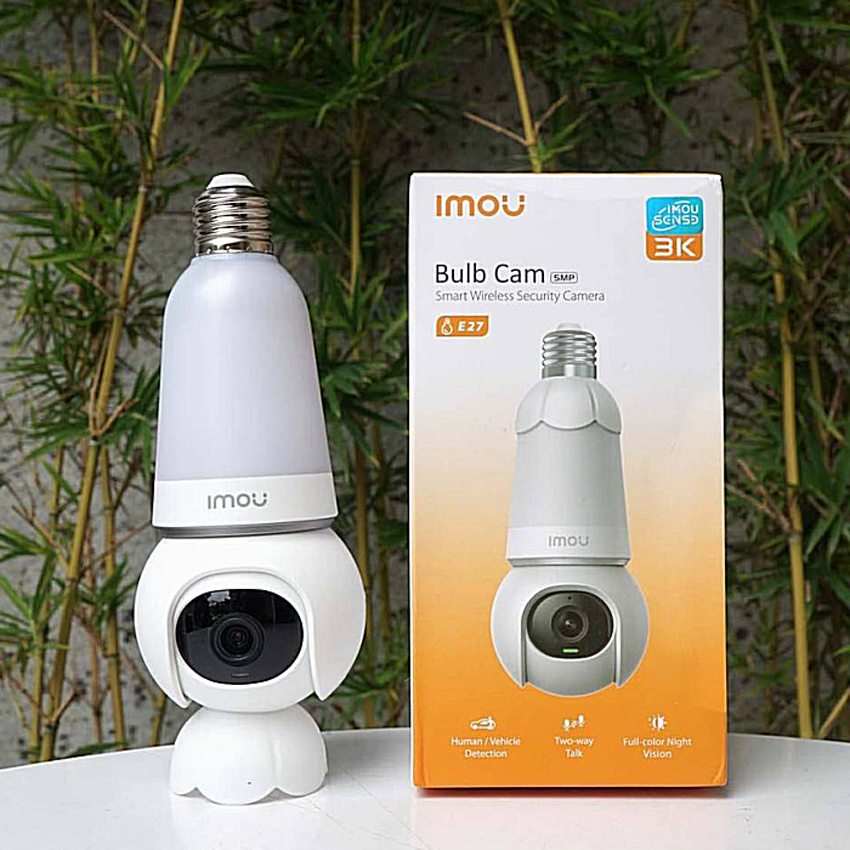 Camera Wifi quay quét bóng đèn 5mp Imou IPC-S6DP-5M0WEB