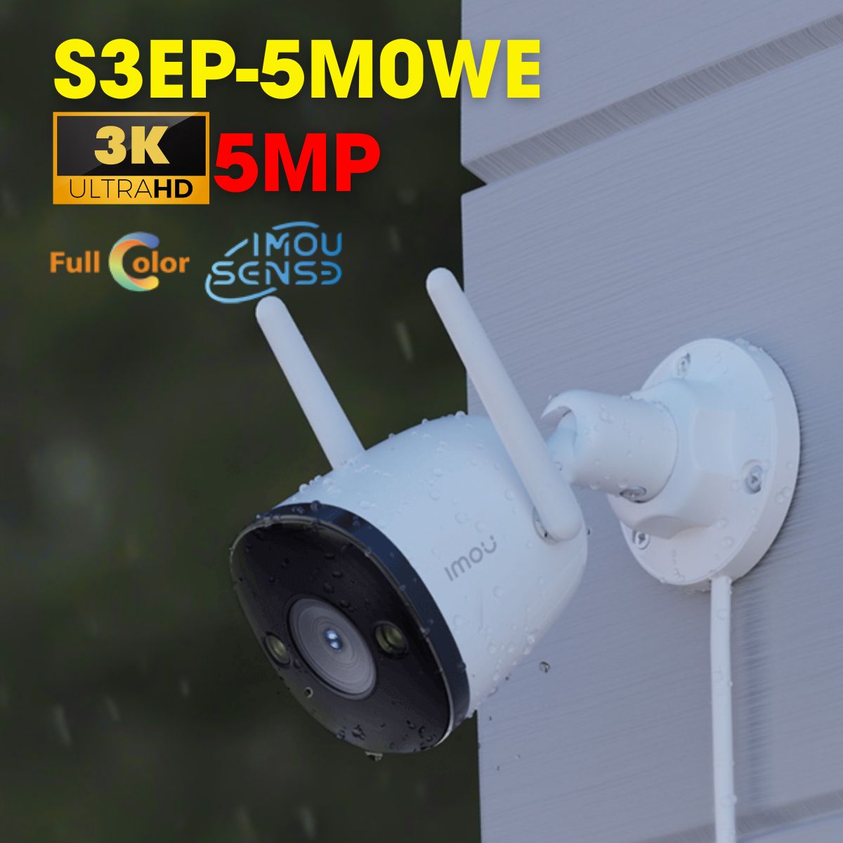 Camera IP ngoài trời 5MP IMOU IPC-S3EP-5M0WE Full Color