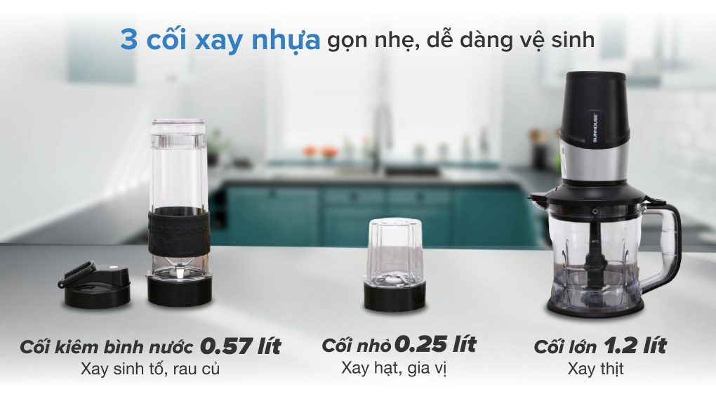 Máy xay sinh tố đa năng Sunhouse SHD5340 đen
