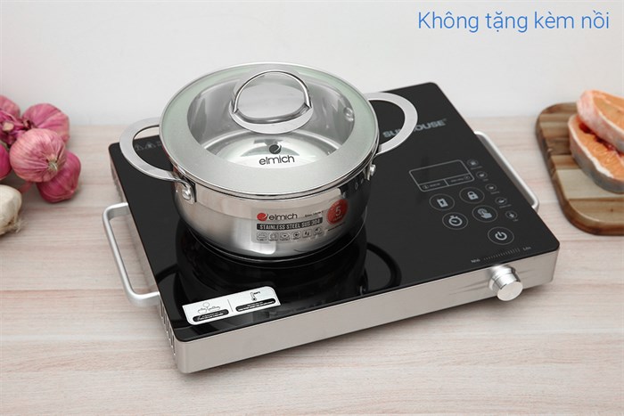 Bếp hồng ngoại đơn cảm ứng Sunhouse SHD6017 2000W