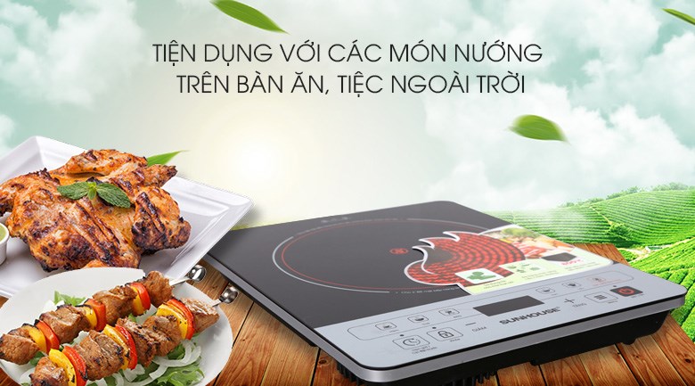 Bếp hồng ngoại đơn Sunhouse SHD 6005(EMC) 2000W