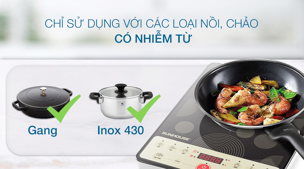 Bếp từ đơn Sunhouse SHD6162 2000W