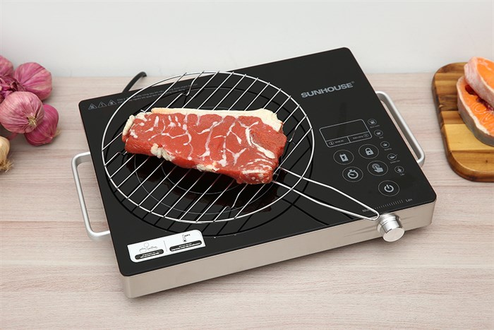 Bếp hồng ngoại đơn cảm ứng Sunhouse SHD6017 2000W