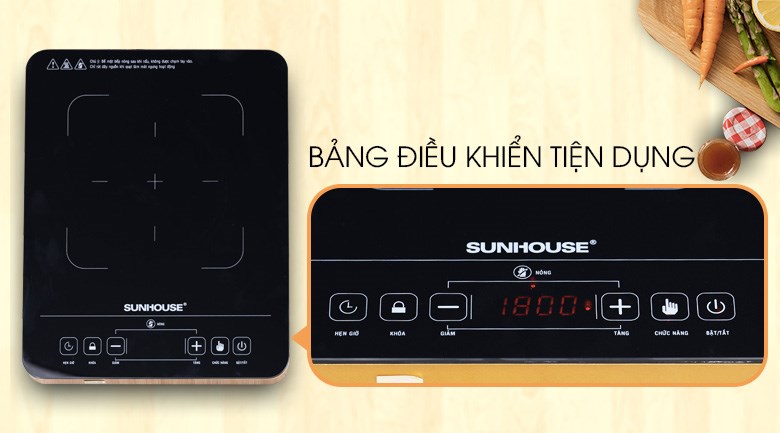 Bếp hồng ngoại đơn Sunhouse SHD 6015(EMC) 2000W