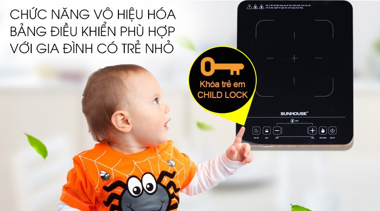 Bếp hồng ngoại đơn Sunhouse SHD 6015(EMC) 2000W