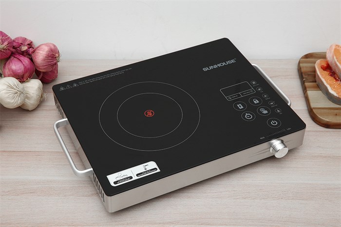 Bếp hồng ngoại đơn cảm ứng Sunhouse SHD6017 2000W