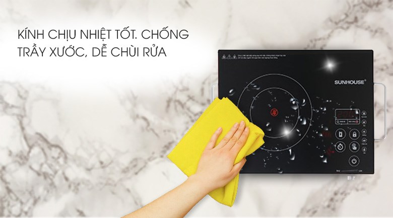 Bếp hồng ngoại đơn cảm ứng Sunhouse SHD6017 2000W