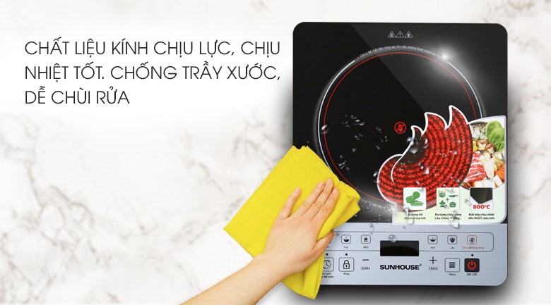 Bếp hồng ngoại đơn Sunhouse SHD 6005(EMC) 2000W