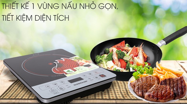Bếp hồng ngoại đơn Sunhouse SHD 6005(EMC) 2000W