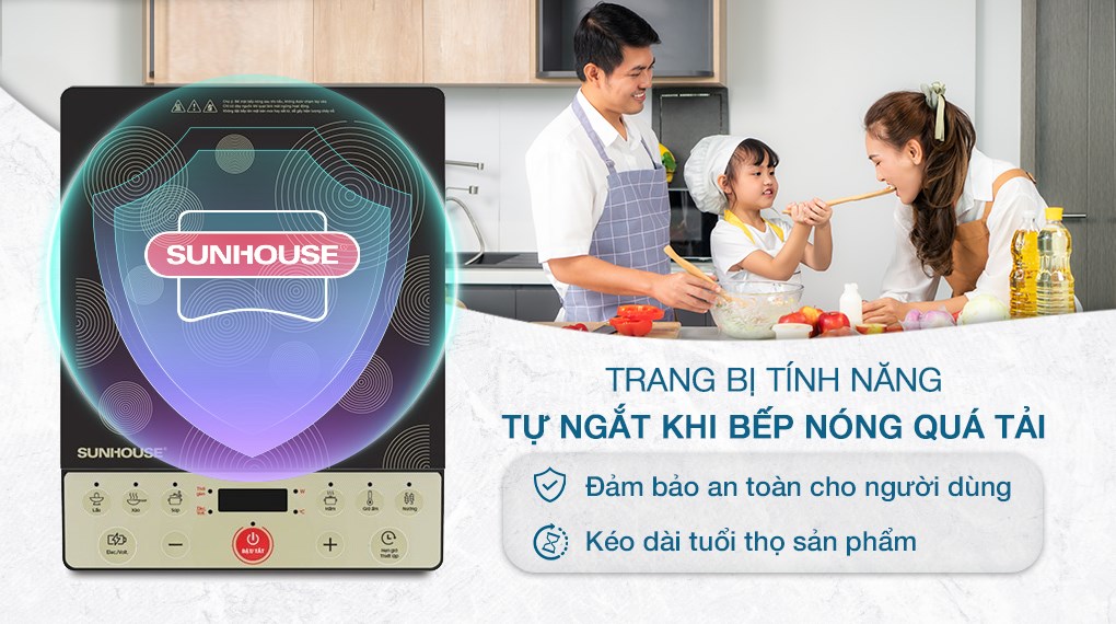 Bếp từ đơn Sunhouse SHD6162 2000W