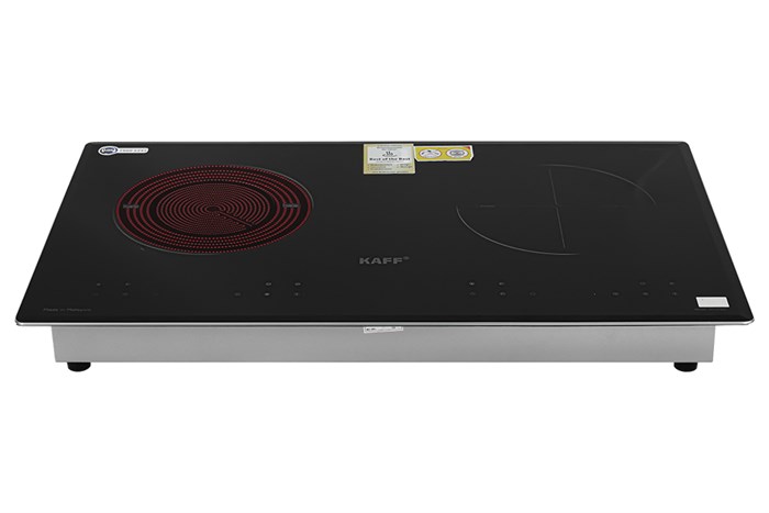 KF-073IC Bếp âm kính 01 từ + 01 hồng ngoại KAFF