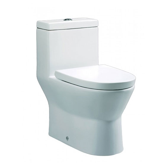 Bàn cầu liền khối nắp rơi êm C1374 CAESAR