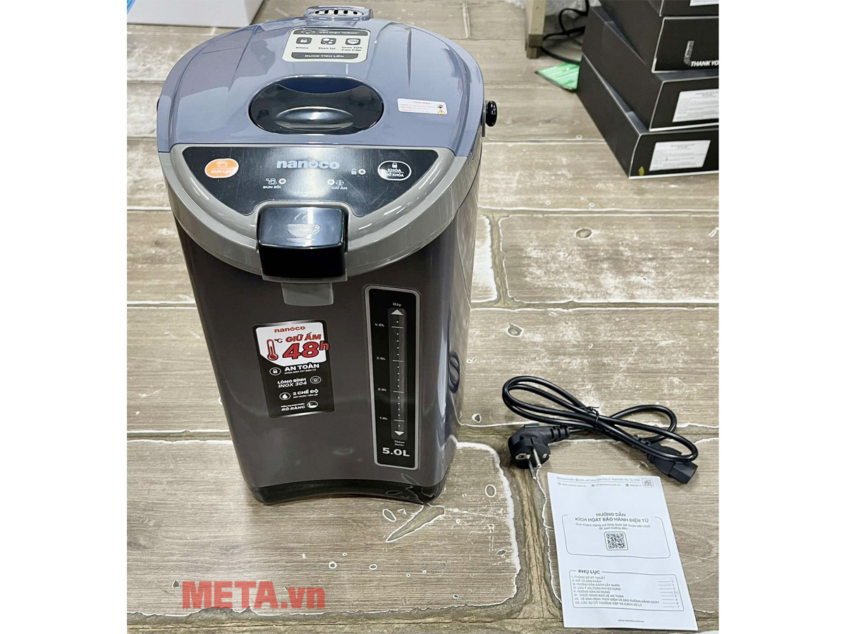 Bình thủy điện Nanoco NETF500 - 5 lít