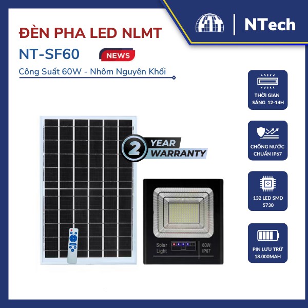 Đèn NLMT Pha SMD 60W