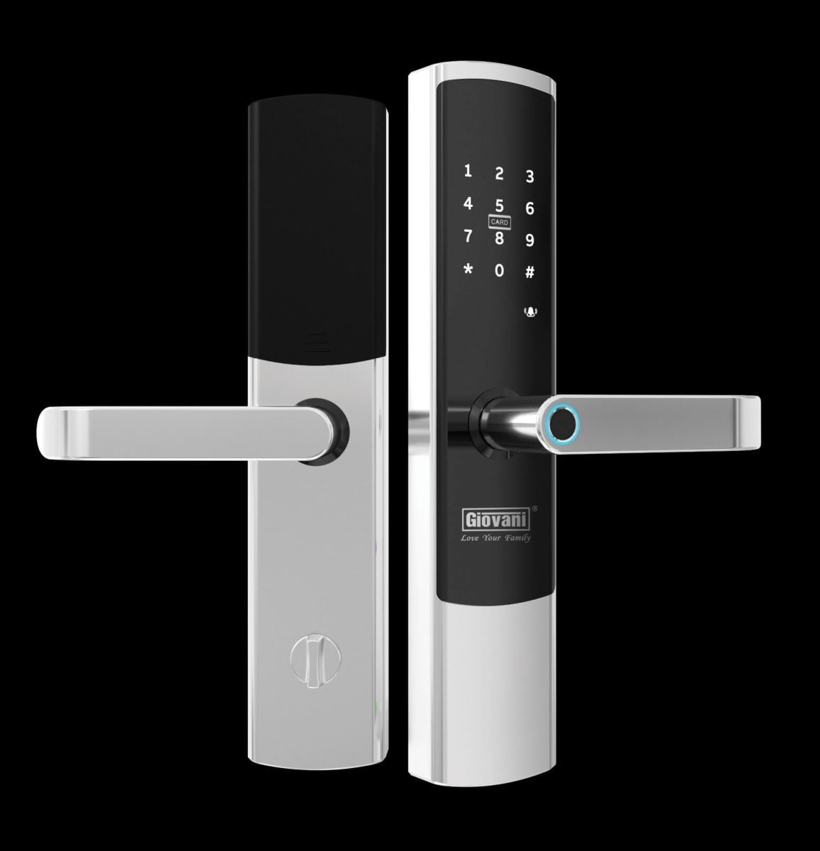 KHÓA VÂN TAY THÔNG MINH GIOVANI GSL-U801S/B