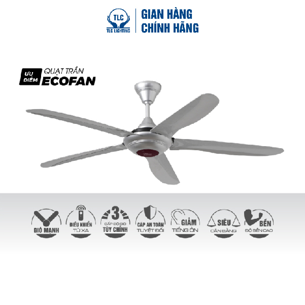 Quạt trần ECOFAN RUBY TLC