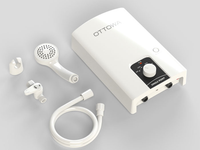 Máy nước nóng trực tiếp có bơm trợ lực OTTOWA TC45P02