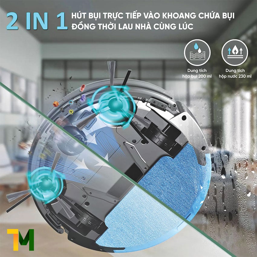 Robot Hút Bụi Hubert HB D68 - Serie 2
