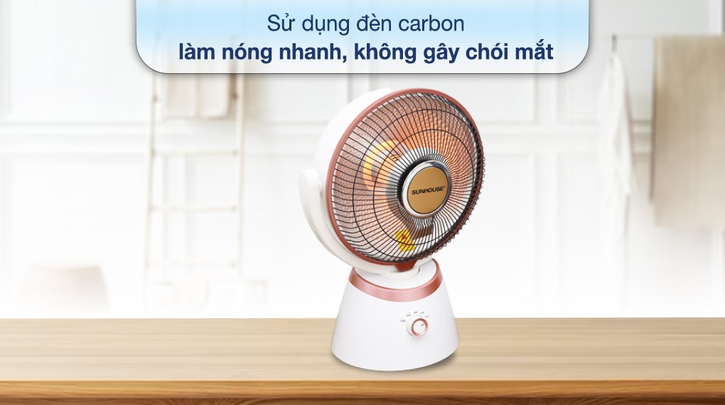 Quạt sưởi carbon Sunhouse SHD7008