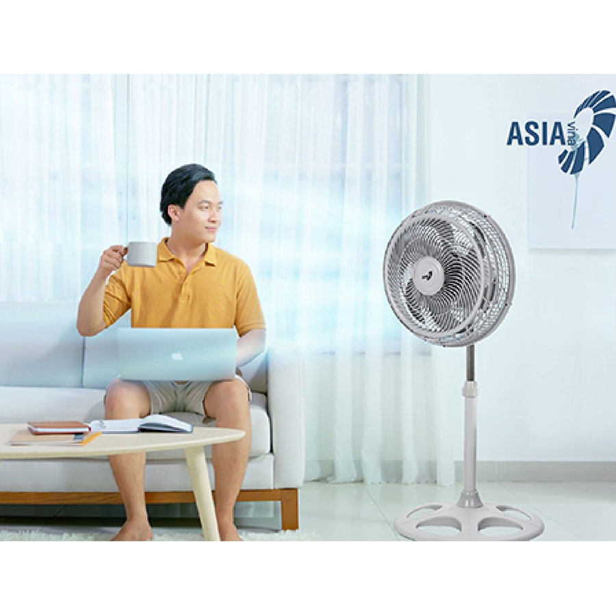 Quạt đứng ASIAvina TURBO PLUS VY639792 - Xám - 90W