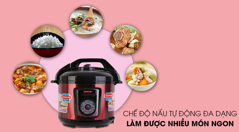Nồi áp suất điện Sunhouse SHD1755 5 lít