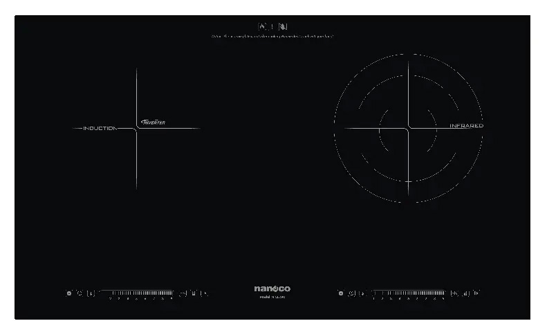 Bếp điện cảm ứng kết hợp từ - hồng ngoại Nanoco model NICL290