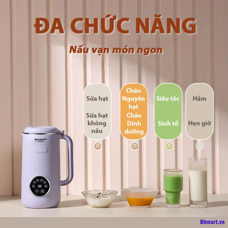 Máy Làm Sữa Hạt Sharp KS162 Chính Hãng