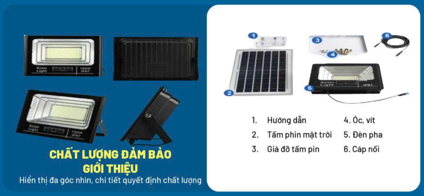Đèn NLMT Pha SMD 60W