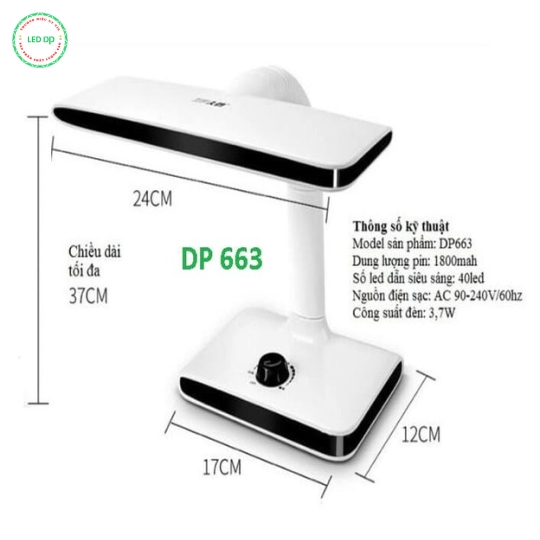 Đèn led gia dụng đa năng để bàn DP 663