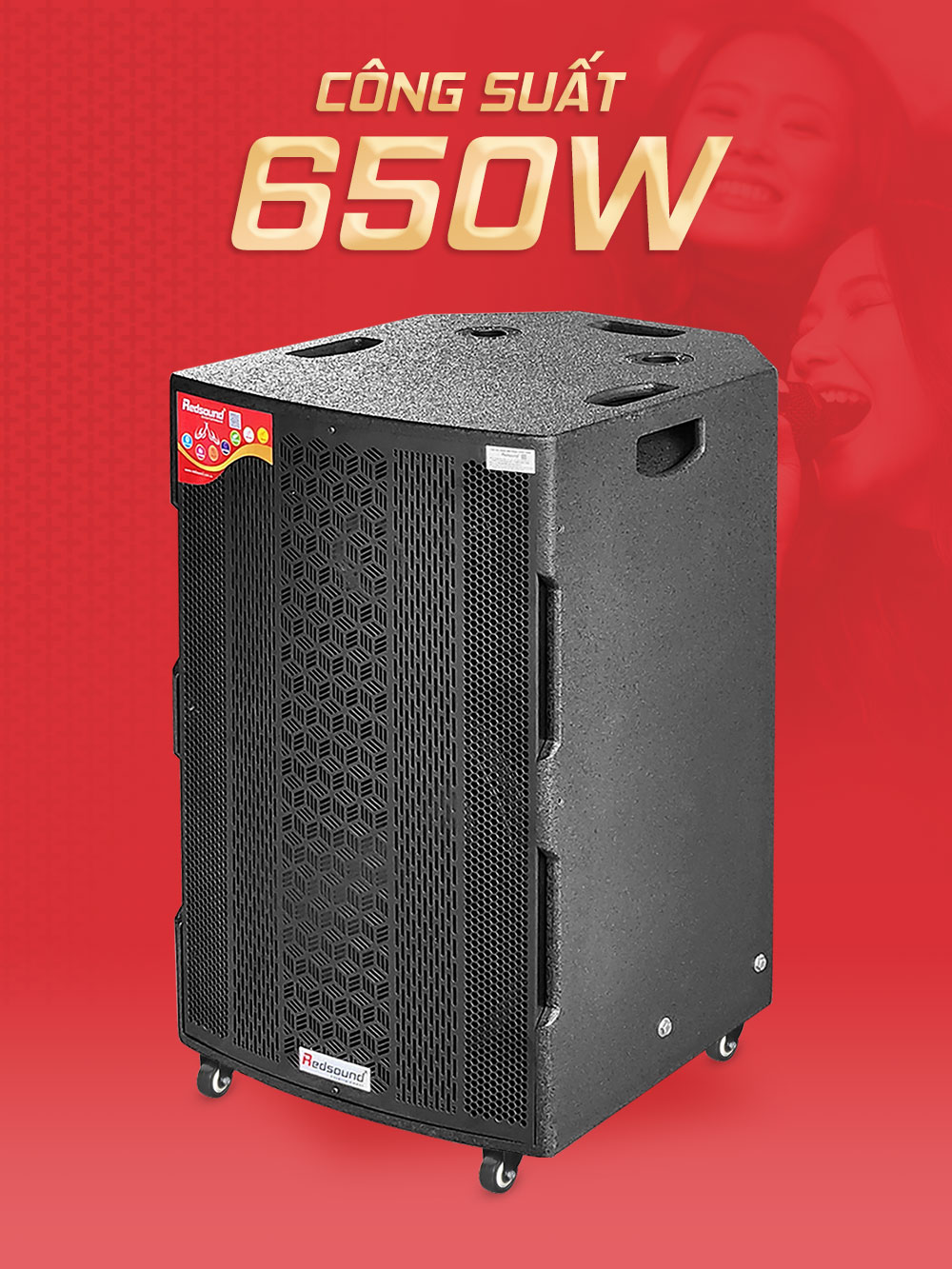 Loa kéo di động Redsound R118A Bass 5 tấc