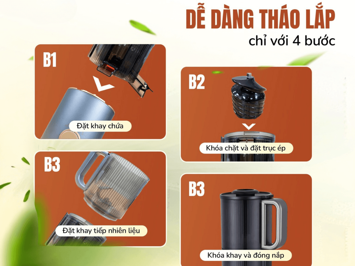 Máy ép chậm UNIE USJ866