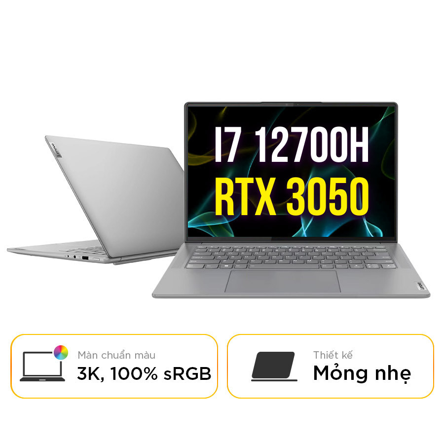 Lenovo Slim 7 Pro X 14IAH7 (Core i7-12700H/16GB/512GB/14.5"/3K/RTX3050/New)