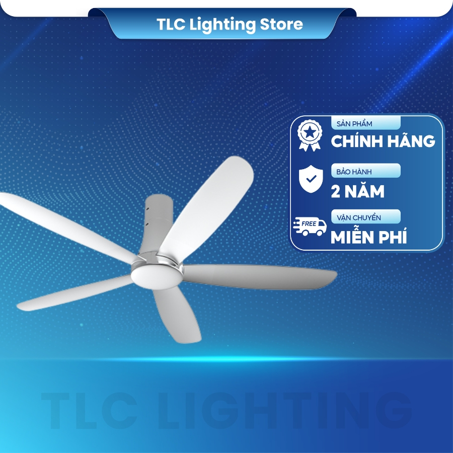 Quạt trần TLC ECOVENTO Hoa Cúc Màu bạc