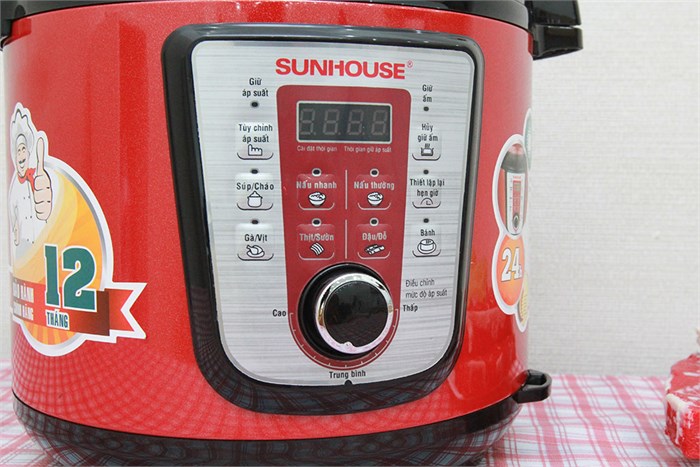 Nồi áp suất điện Sunhouse SHD 1767 6 lít