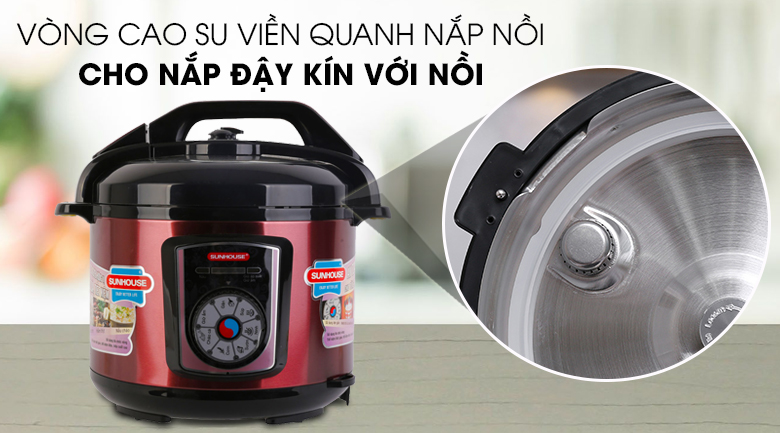 Nồi áp suất điện Sunhouse SHD1755 5 lít