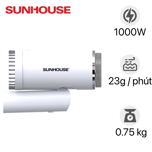 Bàn ủi hơi nước cầm tay Sunhouse SHD2176 1000W
