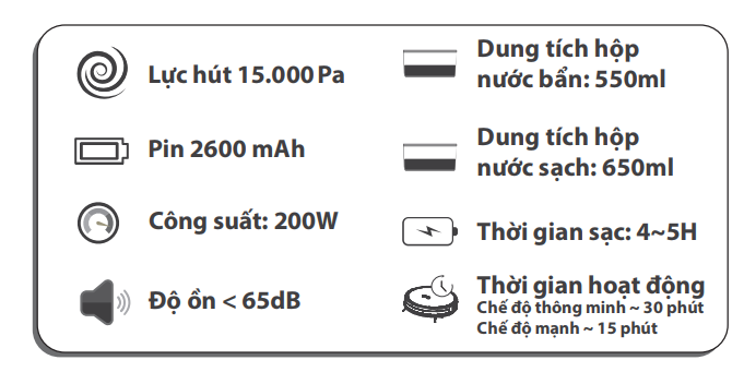 Cây Lau Nhà Hút Bụi Cầm Tay Hubert HB T77 Của Đức