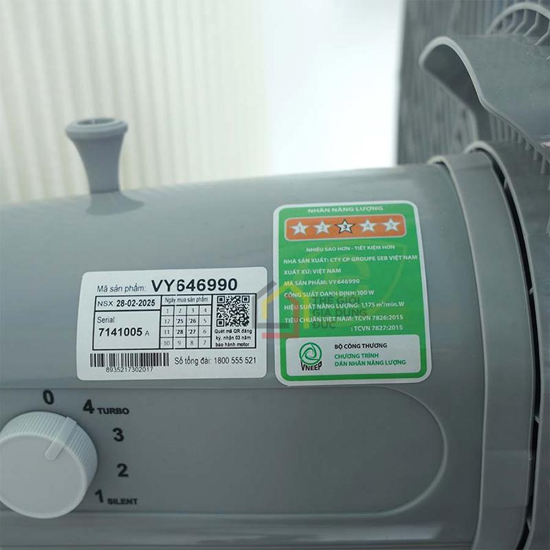 Quạt sàn ASIAVINA Turbo Max VY646990